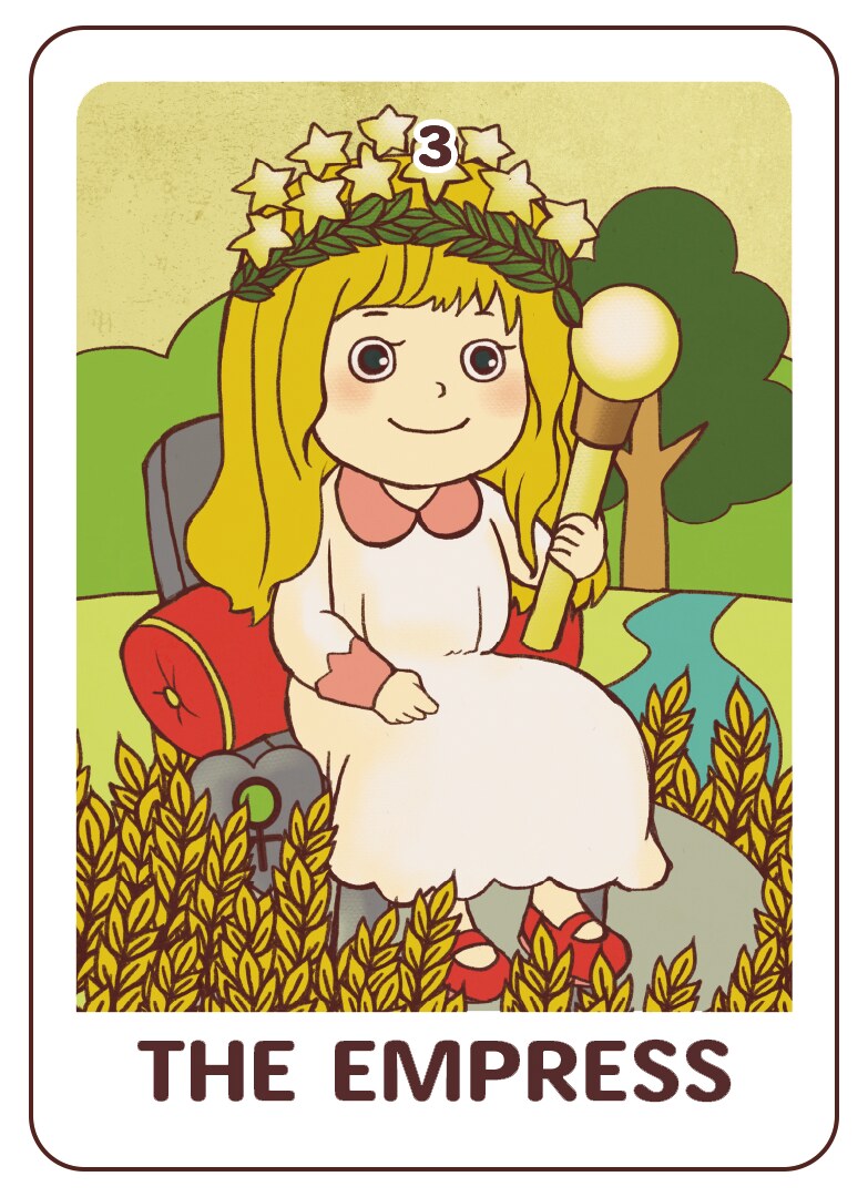 マキアートタロットの3番、女帝（THE EMPRESS）